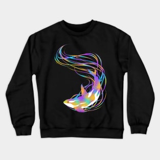 Killer Whale Colorful artistic Crewneck Sweatshirt